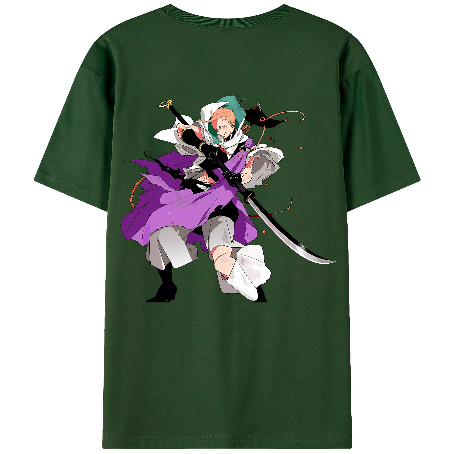 （画像用） 刀剣乱舞 Touken Ranbu 綿100％半袖Tシャツ（背面プリント）